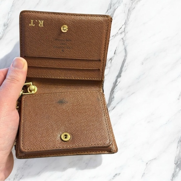 Louis Vuitton Authentic Vintage Monogram Popup Marco 98 Snap Wallet Wristlet - Picture 6 of 12